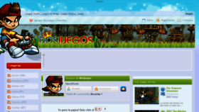 What Dosjuegos.com website looked like in 2013 (10 years ago)