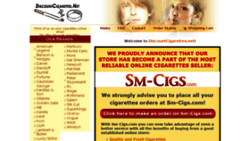 What Discountcigarettes.net website looked like in 2013 (10 years ago)