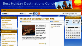 What Destinationsconcierge.com website looked like in 2013 (10 years ago)