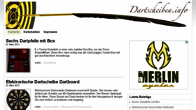 What Dartscheiben.info website looked like in 2013 (10 years ago)