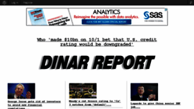 What Dinarreport.com website looked like in 2013 (10 years ago)