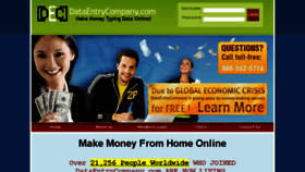 What Dataentrycompany.com website looked like in 2013 (10 years ago)