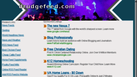 What Drudgefeed.com website looked like in 2013 (10 years ago)