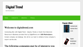What Digitaltrend.com website looked like in 2013 (10 years ago)