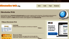 What Directoriosweb.org website looked like in 2013 (10 years ago)