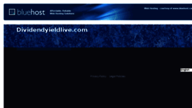 What Dividendyieldlive.com website looked like in 2013 (10 years ago)
