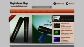 What Depthlaser.com website looked like in 2013 (10 years ago)