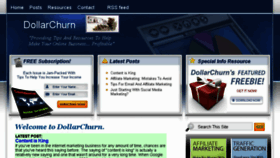 What Dollarchurn.com website looked like in 2013 (10 years ago)