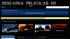 What Descargapeliculashd.com website looked like in 2013 (10 years ago)
