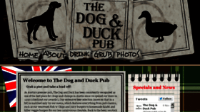 What Dogandduckpub.com website looked like in 2013 (10 years ago)