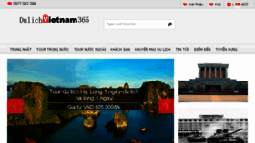 What Dulichvietnam365.com website looked like in 2013 (10 years ago)