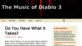 What Diablo3guideinferno.com website looked like in 2013 (10 years ago)