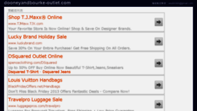 What Dooneyandbourke-outlet.com website looked like in 2013 (10 years ago)