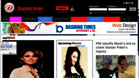 What Dashingnews.com website looked like in 2013 (10 years ago)