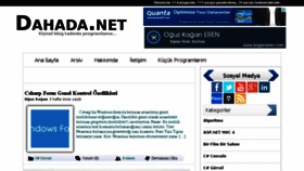 What Dahada.net website looked like in 2013 (11 years ago)