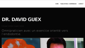 What Davidguex.com website looked like in 2013 (10 years ago)