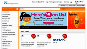 What Deal-grabber.com website looked like in 2013 (10 years ago)
