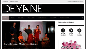 What Deyane.com website looked like in 2013 (10 years ago)