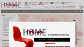 What Delimahome.com.my website looked like in 2013 (10 years ago)