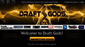 What Draftgods.com website looked like in 2013 (10 years ago)