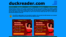 What Duckreader.com website looked like in 2013 (10 years ago)
