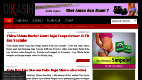 What Dikasih.com website looked like in 2013 (10 years ago)