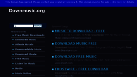What Downmusic.org website looked like in 2013 (10 years ago)
