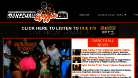 What Dancehallreggae.com website looked like in 2014 (10 years ago)