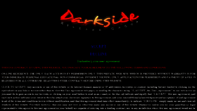 What Darksiderg.com website looked like in 2014 (10 years ago)