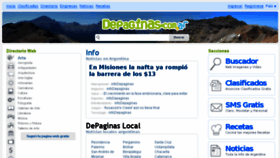 What Depaginas.com.ar website looked like in 2014 (10 years ago)