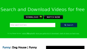 What Donkeyvid.com website looked like in 2014 (10 years ago)