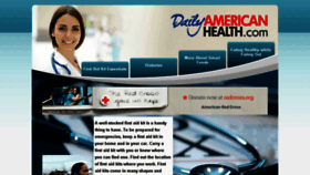What Dailyamericanhealth.com website looked like in 2014 (10 years ago)