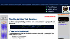 What Descargaplantillas.com website looked like in 2014 (10 years ago)