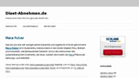 What Diaet-abnehmen.de website looked like in 2014 (10 years ago)