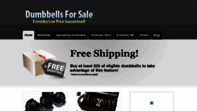 What Dumbbellsforsale.com website looked like in 2014 (10 years ago)