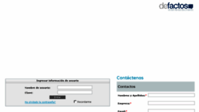 What Demo.defactos.net website looked like in 2014 (10 years ago)