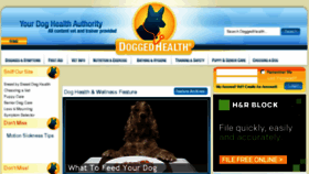 What Doggedhealth.com website looked like in 2014 (10 years ago)