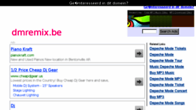 What Dmremix.be website looked like in 2014 (10 years ago)