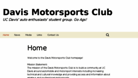 What Davismotorsports.org website looked like in 2014 (10 years ago)