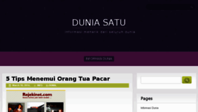 What Dunia1.com website looked like in 2014 (10 years ago)