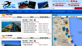 What Dulichkhanhhoa.vn website looked like in 2014 (10 years ago)