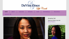 What Davinagrace.com website looked like in 2014 (10 years ago)