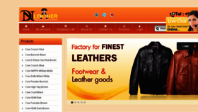 What Dnleather.com website looked like in 2014 (10 years ago)