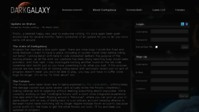 What Darkgalaxy.com website looked like in 2014 (10 years ago)