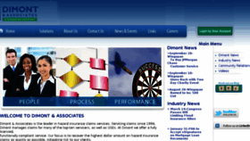 What Dimontandassociates.com website looked like in 2014 (10 years ago)