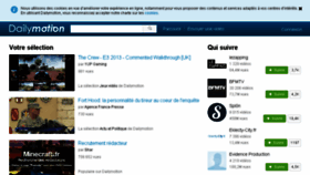 What Dailymotionfr.com website looked like in 2014 (10 years ago)