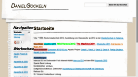 What Daniel-gockeln.de website looked like in 2014 (10 years ago)
