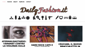 What Dailyfashion.it website looked like in 2014 (10 years ago)