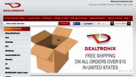 What Dealtronix.com website looked like in 2014 (10 years ago)