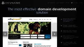 What Devname.com website looked like in 2014 (10 years ago)